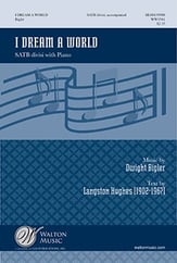 I Dream a World SATB choral sheet music cover